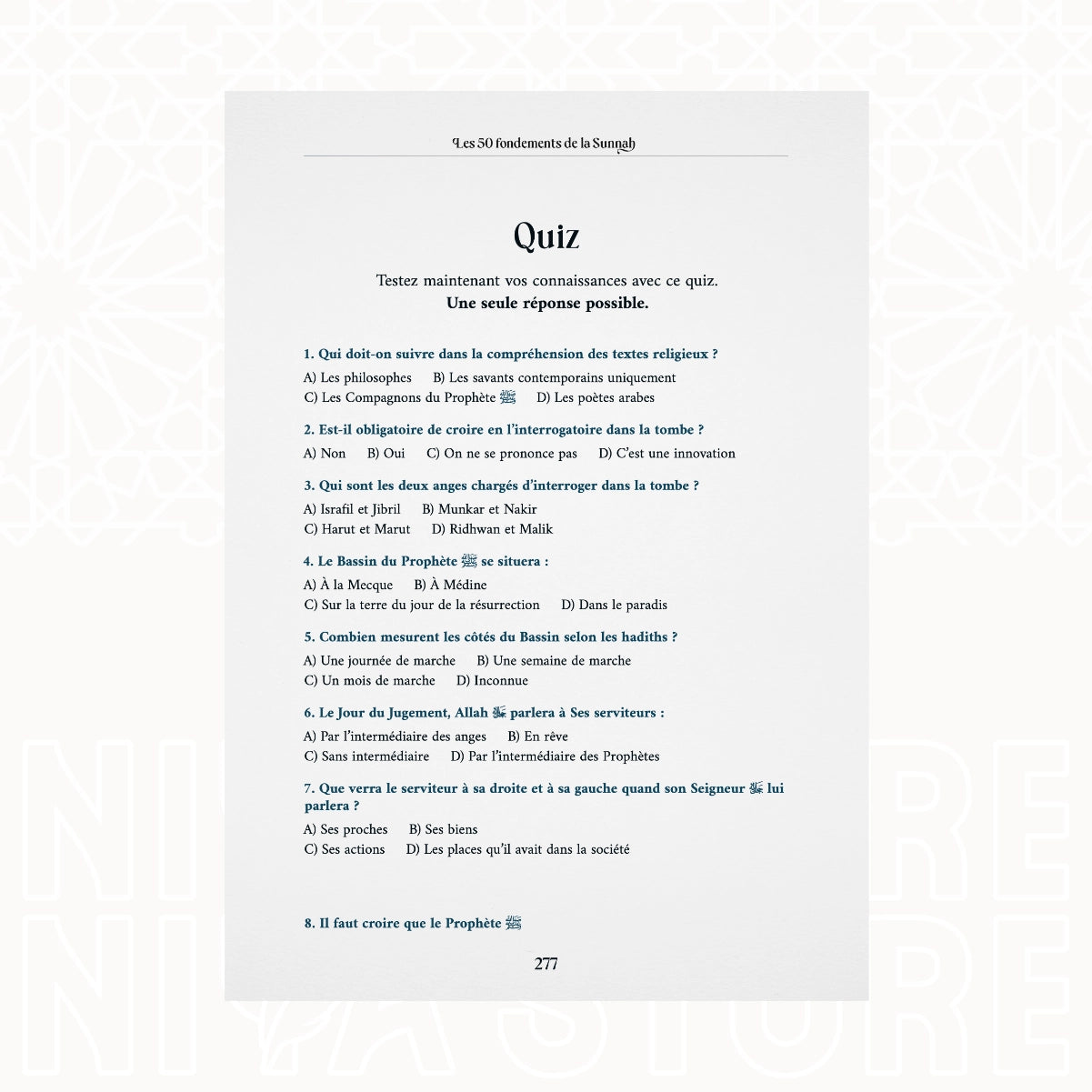 Les 50 Fondements de la Sunnah - Le shaykh Sulayman Ar-Ruhayli - Niya Store