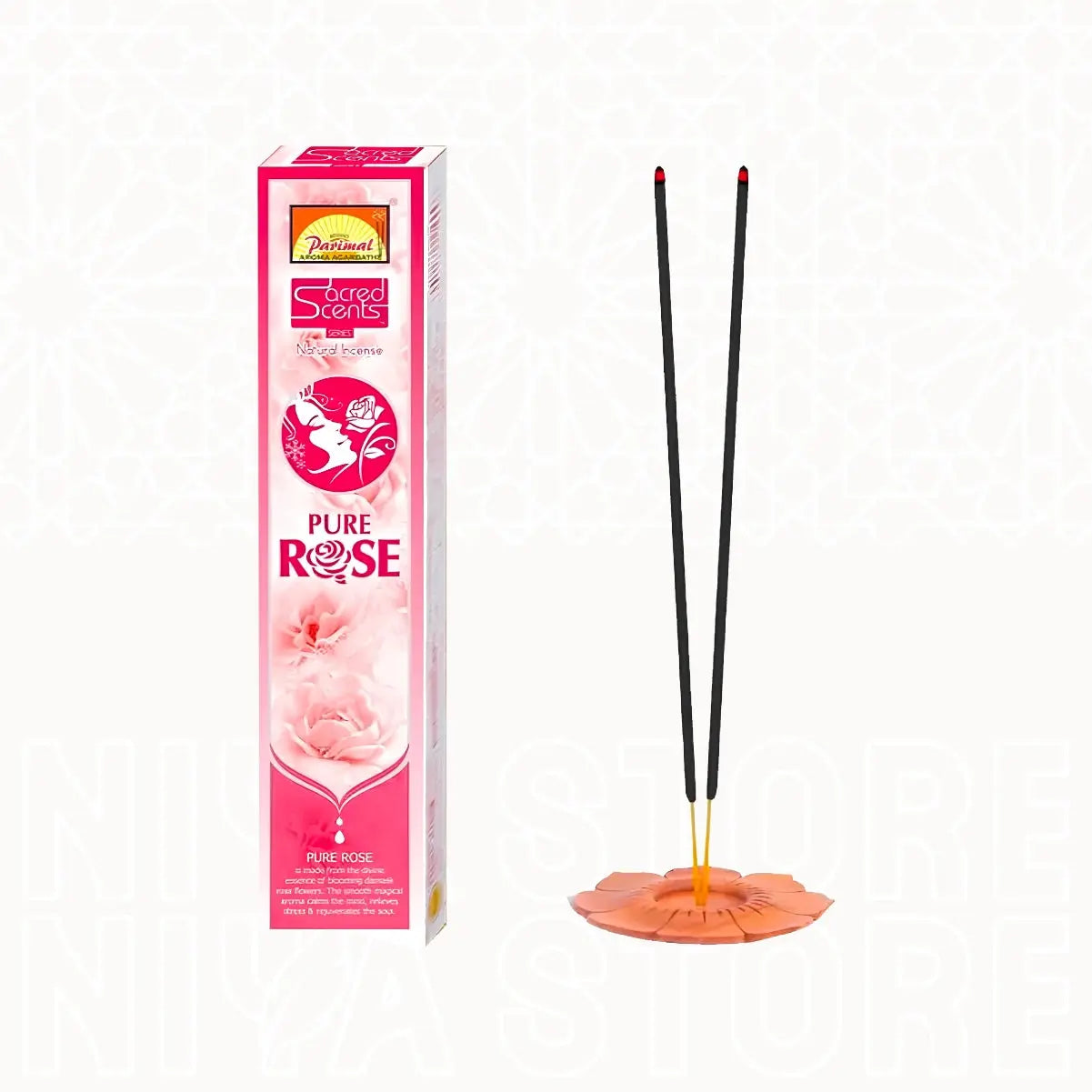 Bâtonnets d'Encens Pure Rose Intense - Niya Store