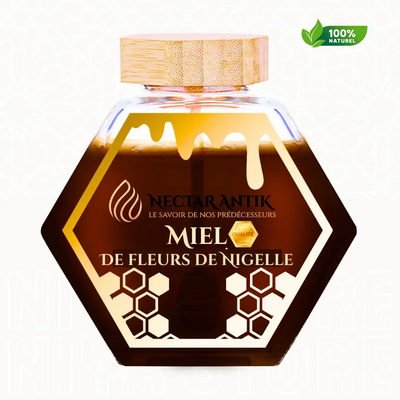 Miel de fleur Nigelle d’Égypte - 120 g - Niya Store