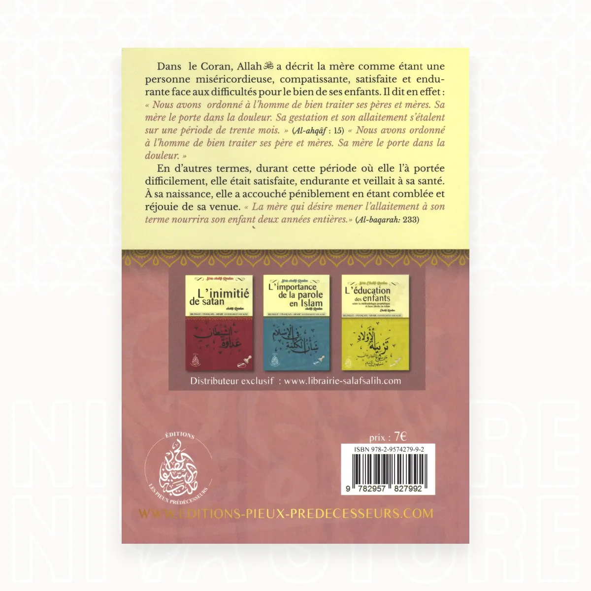 La bonté envers la mère - Cheikh Raslan