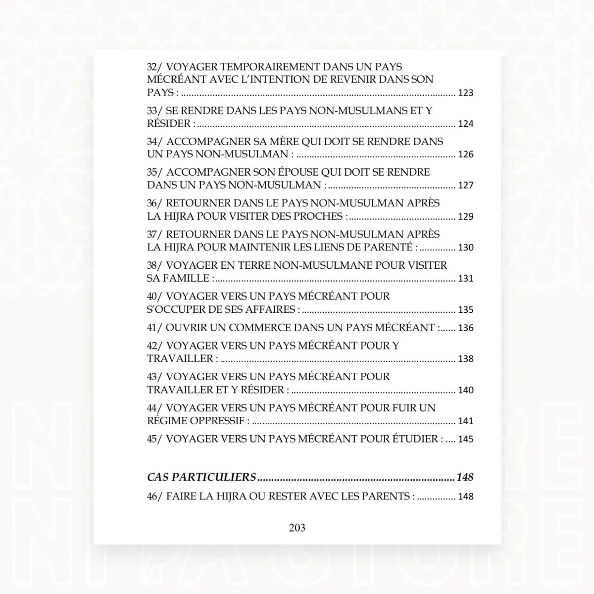 Réponses des grands savants au sujet de la hijra